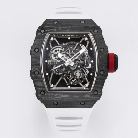 BBR出品 RICHARD MILLE 理查德米勒男士系列RM35-01RAFAEL NADAL碳纖維機械腕表 搭載最新獨家研發原裝RMUL3鏤空一體機芯