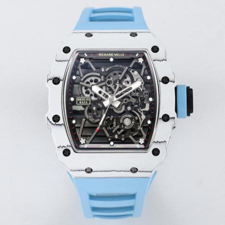 BBR出品 RICHARD MILLE 理查德米勒男士系列RM35-01RAFAEL NADAL碳纖維機械腕表 搭載最新獨家研發原裝RMUL3鏤空一體機芯