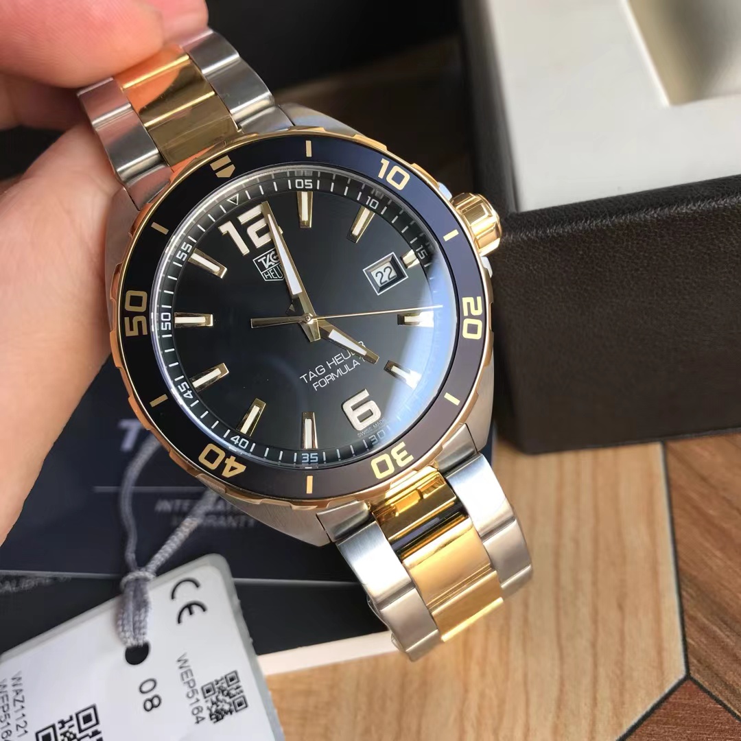 Original Tagheuer,泰格豪雅F1系列 石英表，～41mm表徑