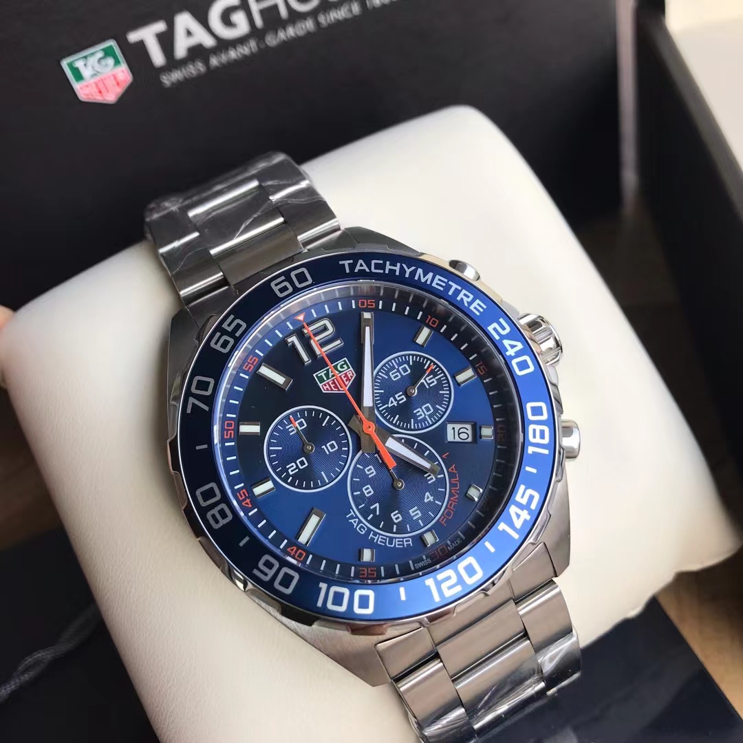 original Tagheuer 泰格豪雅F1系列，石英男士腕表 原單貨 43mm表徑