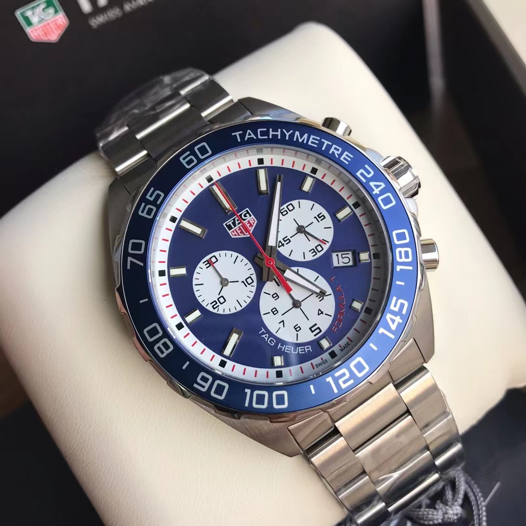 泰格豪雅F1系列 original Tagheuer  F1紅牛隊限量版，石英男士腕表43mm表径