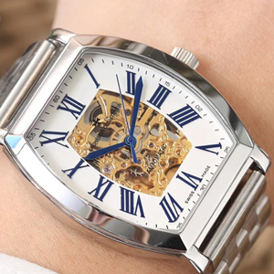 江詩丹頓精緻鏤空商務型手錶Vacheron Constantin搭載全自動鏤空機械腕錶原裝折疊表扣直徑42mm 厚度12mm多面可選