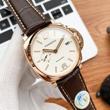 沛納海手錶PAM00687白色錶盤皮帶款沛納海女款手錶