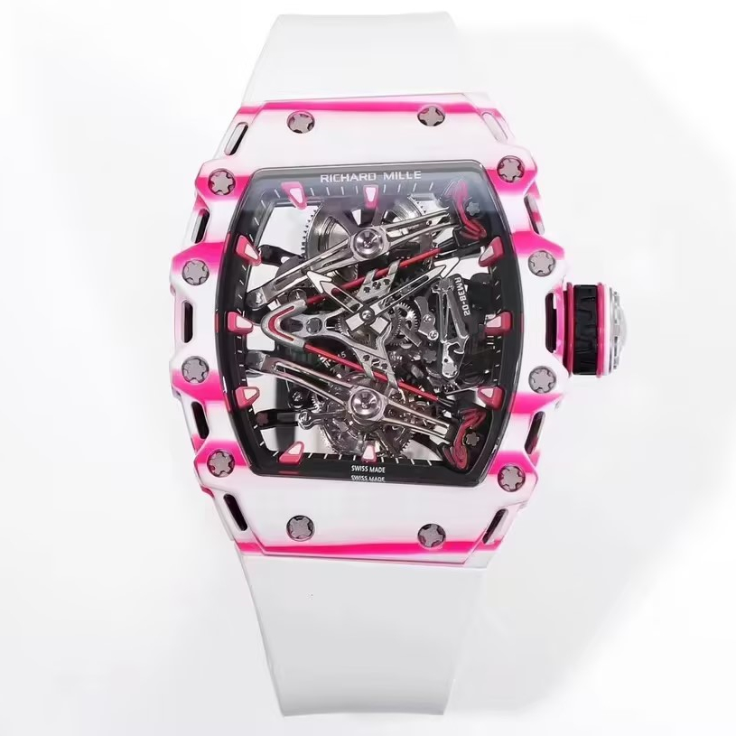 『新表』RICHARD MILLE 理查米爾推出 RM 38-02 Tourbillon Bubba Watson 粉色主題鏤空陀飛輪腕表