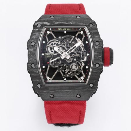 BBR出品 RICHARD MILLE 理查德米勒男士系列RM35-01RAFAEL NADAL碳纖維機械腕表 搭載最新獨家研發原裝RMUL3鏤空一體機芯