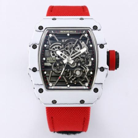 BBR出品 RICHARD MILLE 理查德米勒男士系列RM35-01RAFAEL NADAL碳纖維機械腕表 搭載最新獨家研發原裝RMUL3鏤空一體機芯