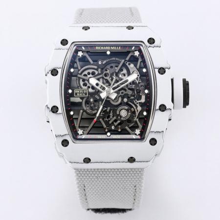 BBR出品 RICHARD MILLE 理查德米勒男士系列RM35-01RAFAEL NADAL碳纖維機械腕表 搭載最新獨家研發原裝RMUL3鏤空一體機芯