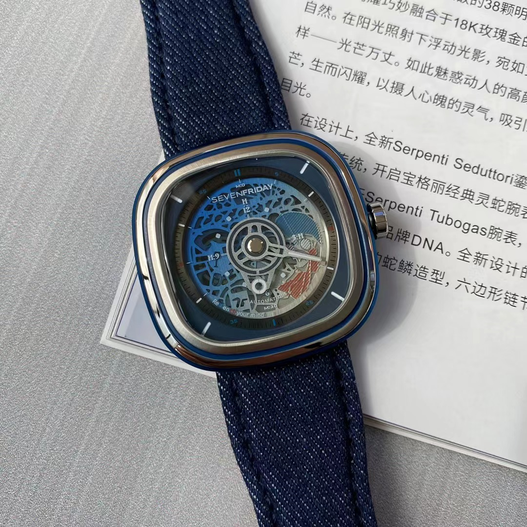 獨家新款現貨 SEVENFRIDAY 七個星期五手表機械男表T1/01