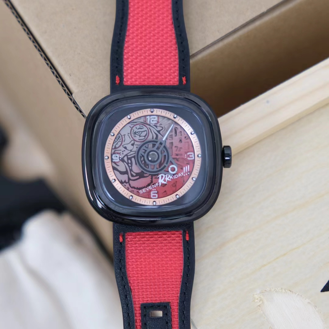 SEVENFRIDAY 七個星期五手表機械男表T3/05,虎年限量款