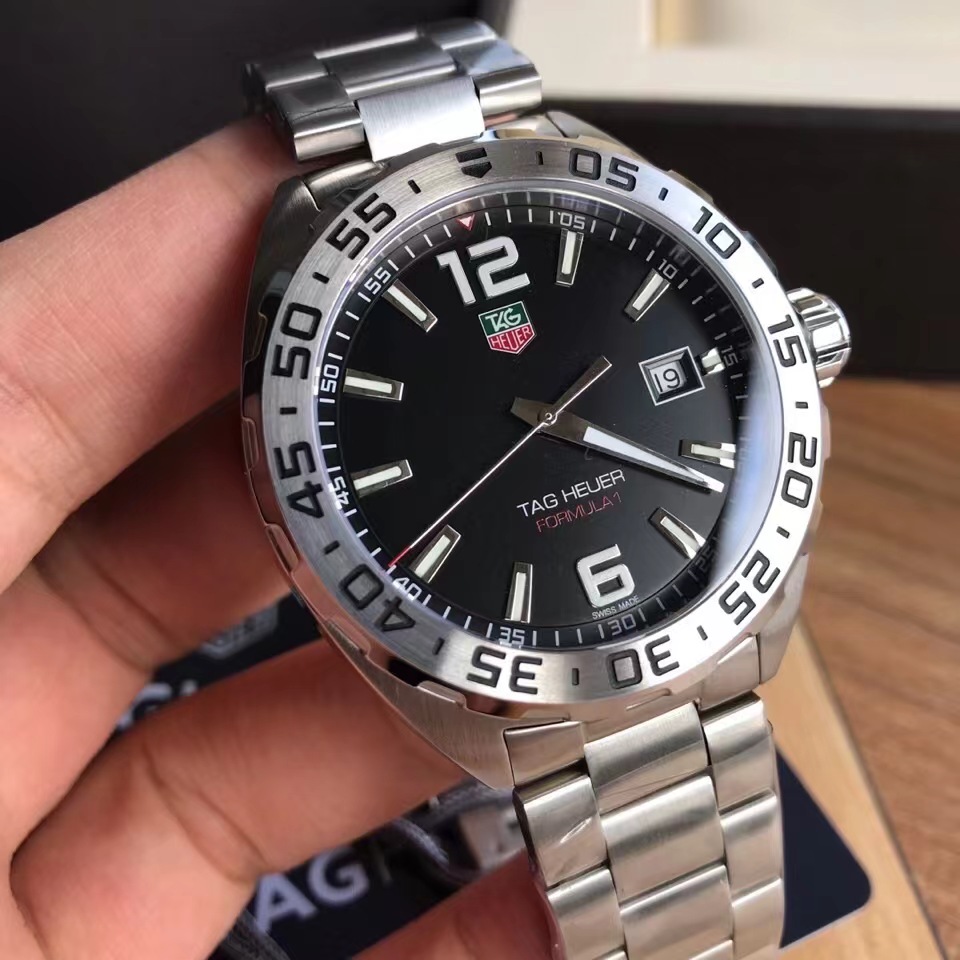 Original Tagheuer,泰格豪雅F1系列 石英表43mm表径