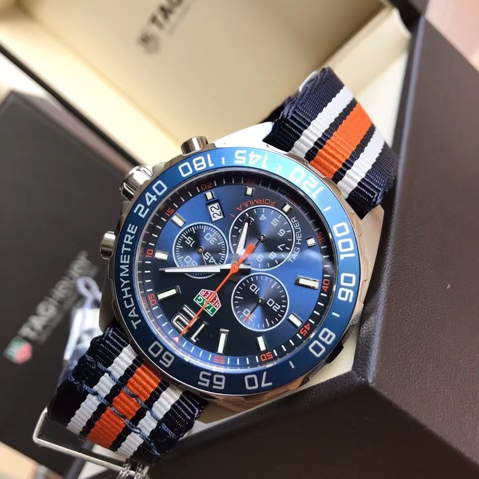 Original Tagheuer,泰格豪雅F1系列 石英表43mm表径