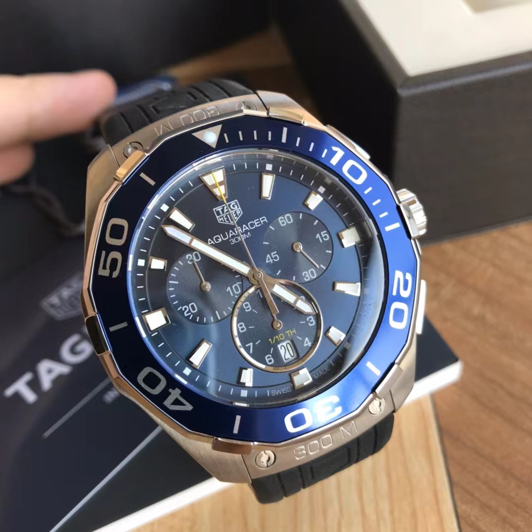 Original Tagheuer,泰格豪雅競潛系列石英計時表43mm表径